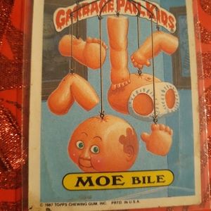 Garbage pail kids collectable cards